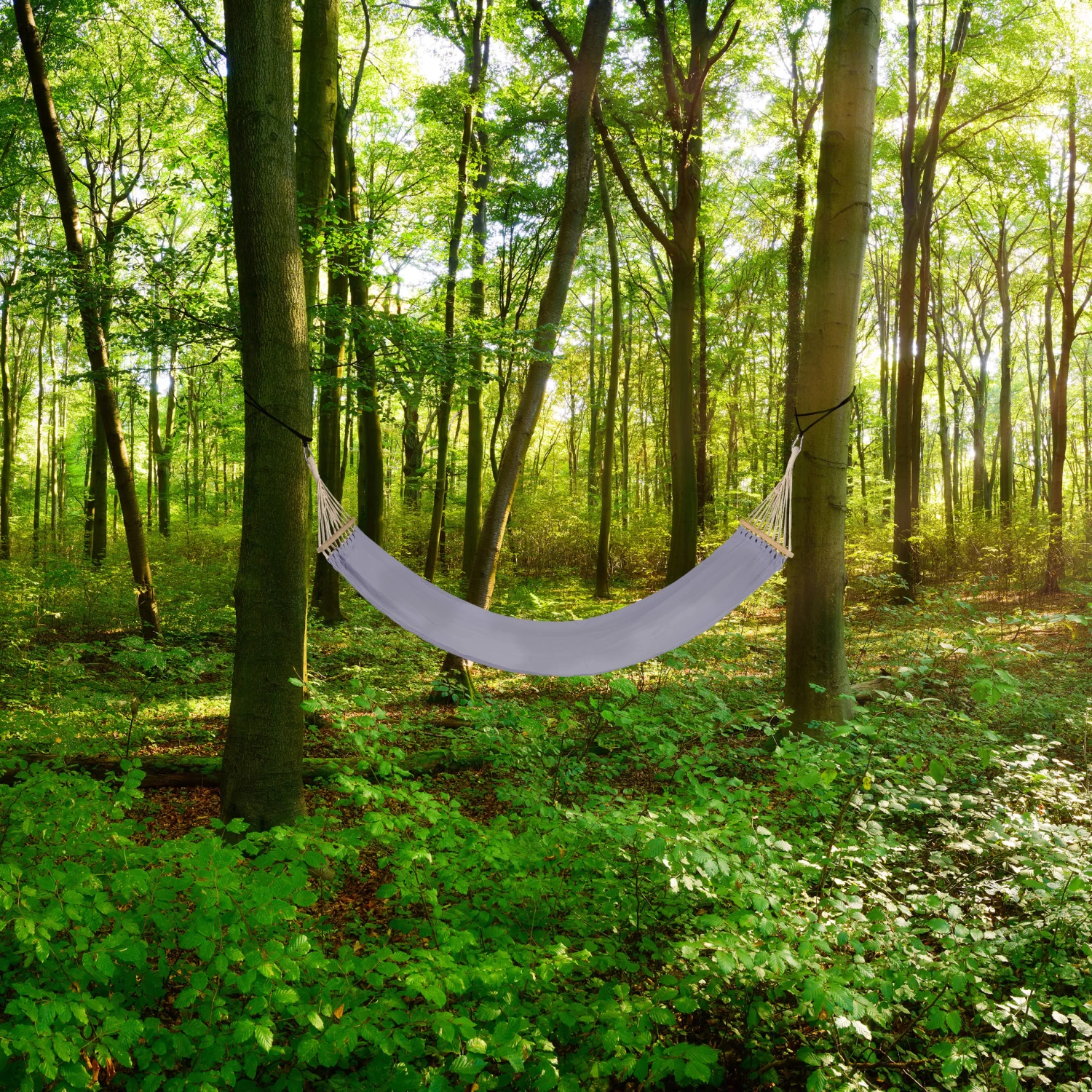 Hängematte In Grau - (B)260 X (T)100 Cm 4 Hängematte In Grau - (B)260 X (T)100 Cm – Bild 2