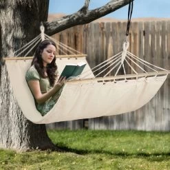 Hängematte In Grau - (B)260 X (T)100 Cm 12 Hängematte In Grau - (B)260 X (T)100 Cm -Petromax Store relaxdays hangematte in grau b 260 x t 100 cm 2