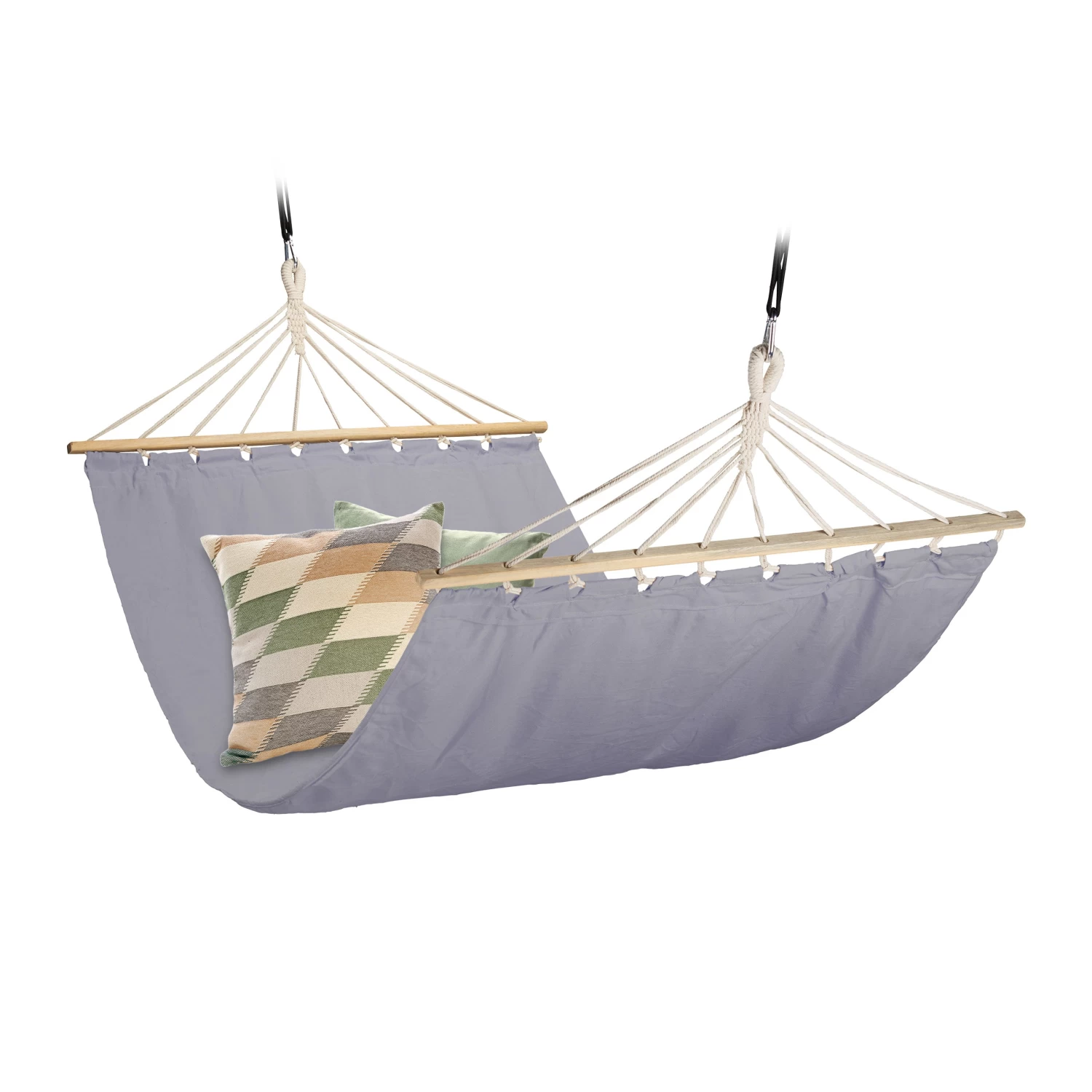 Hängematte In Grau - (B)260 X (T)100 Cm 10 Hängematte In Grau - (B)260 X (T)100 Cm – Bild 8