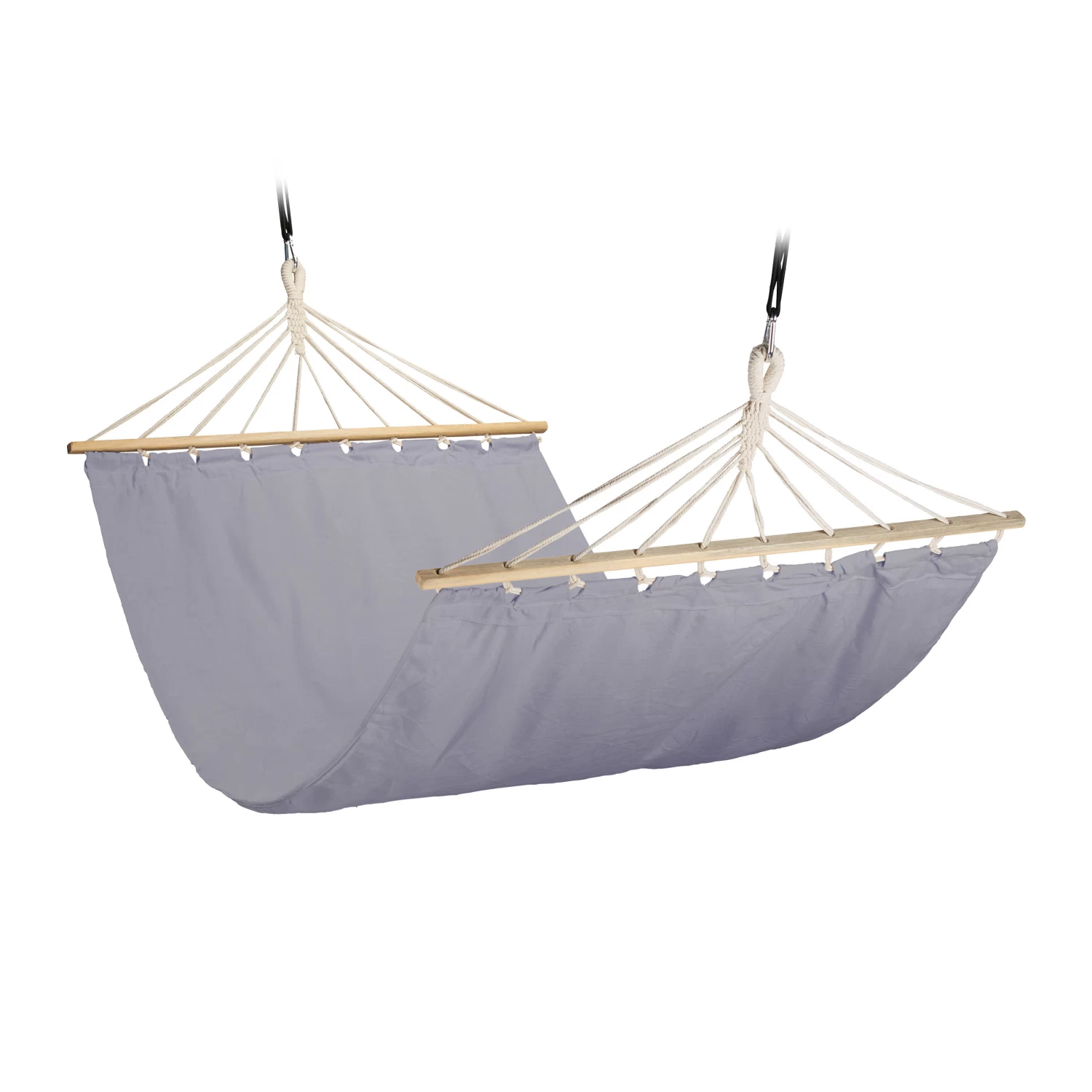 Hängematte In Grau - (B)260 X (T)100 Cm 3 Hängematte In Grau - (B)260 X (T)100 Cm