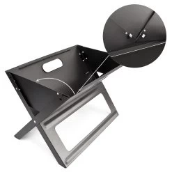 Klappgrill In Schwarz - (B)30 X (H)30,5 X (T)45,5 Cm -Petromax Store relaxdays klappgrill in schwarz b 30 x h 30 5 x t 45 5 cm 5