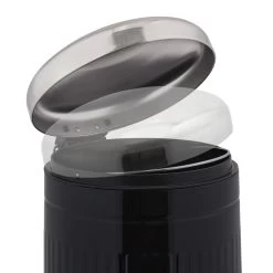 Mülleimer In Schwarz/ Silber - 12 Liter -Petromax Store relaxdays mulleimer in schwarz silber 12 liter 6