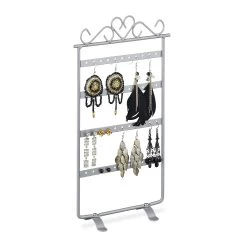 Ohrringhalter In Silber - (B)16,5 X (H)30,5 X (T)6,5 Cm -Petromax Store relaxdays ohrringhalter in silber b 16 5 x h 30 5 x t 6 5 cm 7