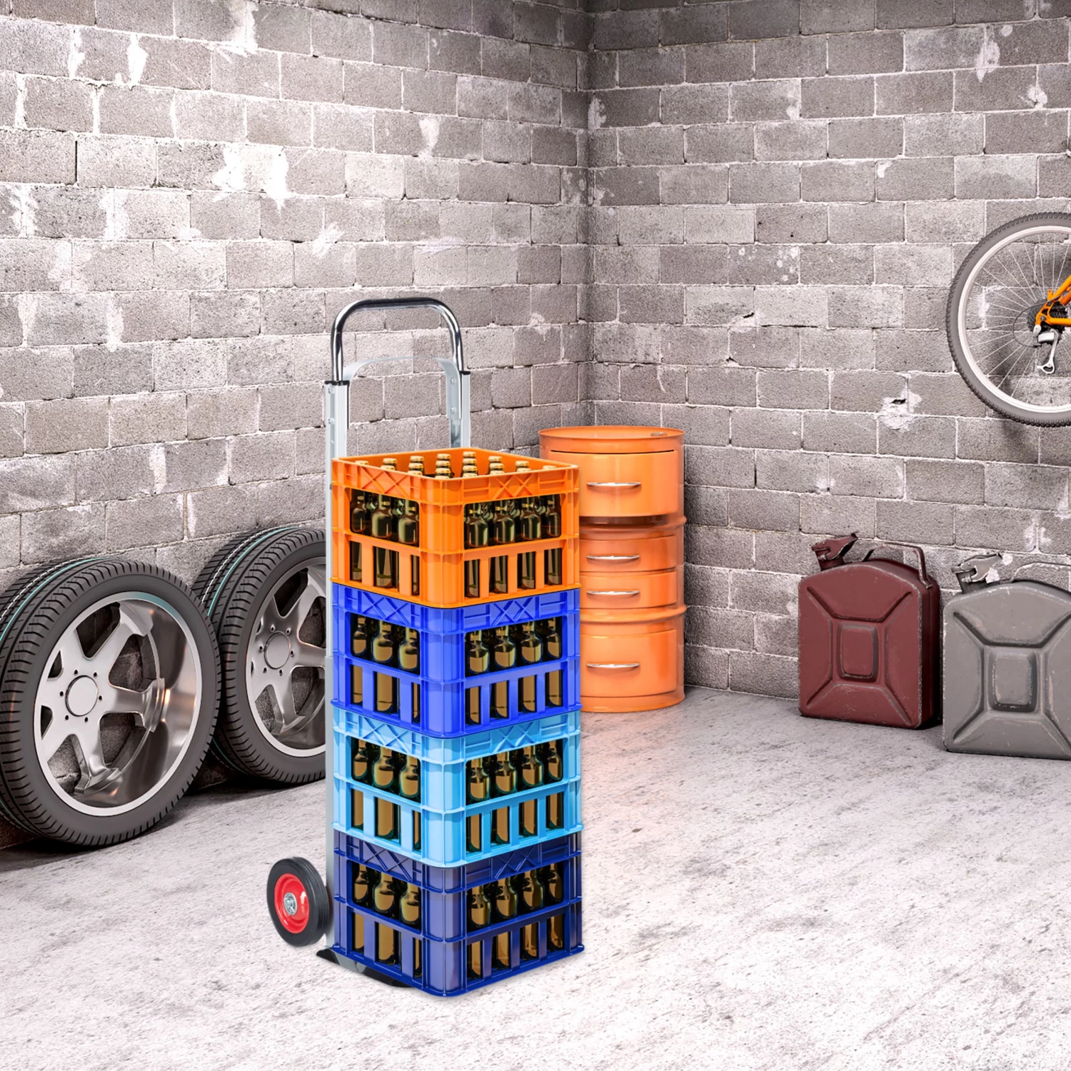 Sackkarre In Silber 4 Sackkarre In Silber – Bild 2