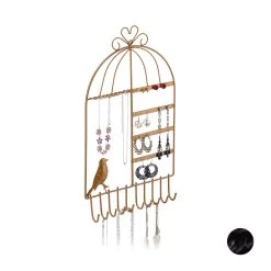 Schmuckhalter In Gold - (B)25,5x (H)44,5 X (T)4,5 Cm 17 Schmuckhalter In Gold - (B)25,5x (H)44,5 X (T)4,5 Cm -Petromax Store relaxdays schmuckhalter in gold b 25 5x h 44 5 x t 4 5 cm 7