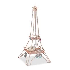 Schmuckständer "Eiffelturm" In Roségold - (H)47 Cm 17 Schmuckständer "Eiffelturm" In Roségold - (H)47 Cm -Petromax Store relaxdays schmuckstander eiffelturm in rosegold h 47 cm 7