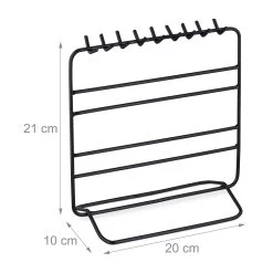 Schmuckständer In Schwarz - (B)20x (H)21 X (T)10 Cm -Petromax Store relaxdays schmuckstander in schwarz b 20x h 21 x t 10 cm 3