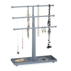 Schmuckständer In Silber - (B)31 X (H)40 X (T)11 Cm -Petromax Store relaxdays schmuckstander in silber b 31 x h 40 x t 11 cm 7