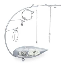 Schmuckständer In Silber - (B)34 X (H)29 X (T)15,5 Cm -Petromax Store relaxdays schmuckstander in silber b 34 x h 29 x t 15 5 cm 7