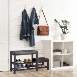 Schuhbank In Weiß - (B)90,5 X (H)50 X (T)30,5 Cm 13 Schuhbank In Weiß - (B)90,5 X (H)50 X (T)30,5 Cm -Petromax Store relaxdays schuhbank in weiss b 90 5 x h 50 x t 30 5 cm 4