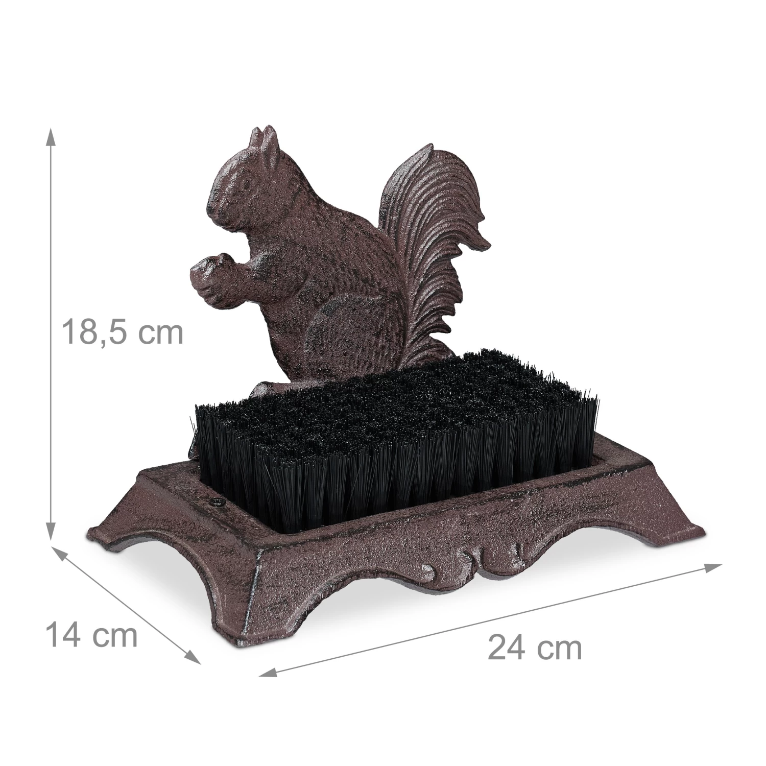 Schuhbürste Eichhörnchen In Braun 6 Schuhbürste Eichhörnchen In Braun – Bild 4