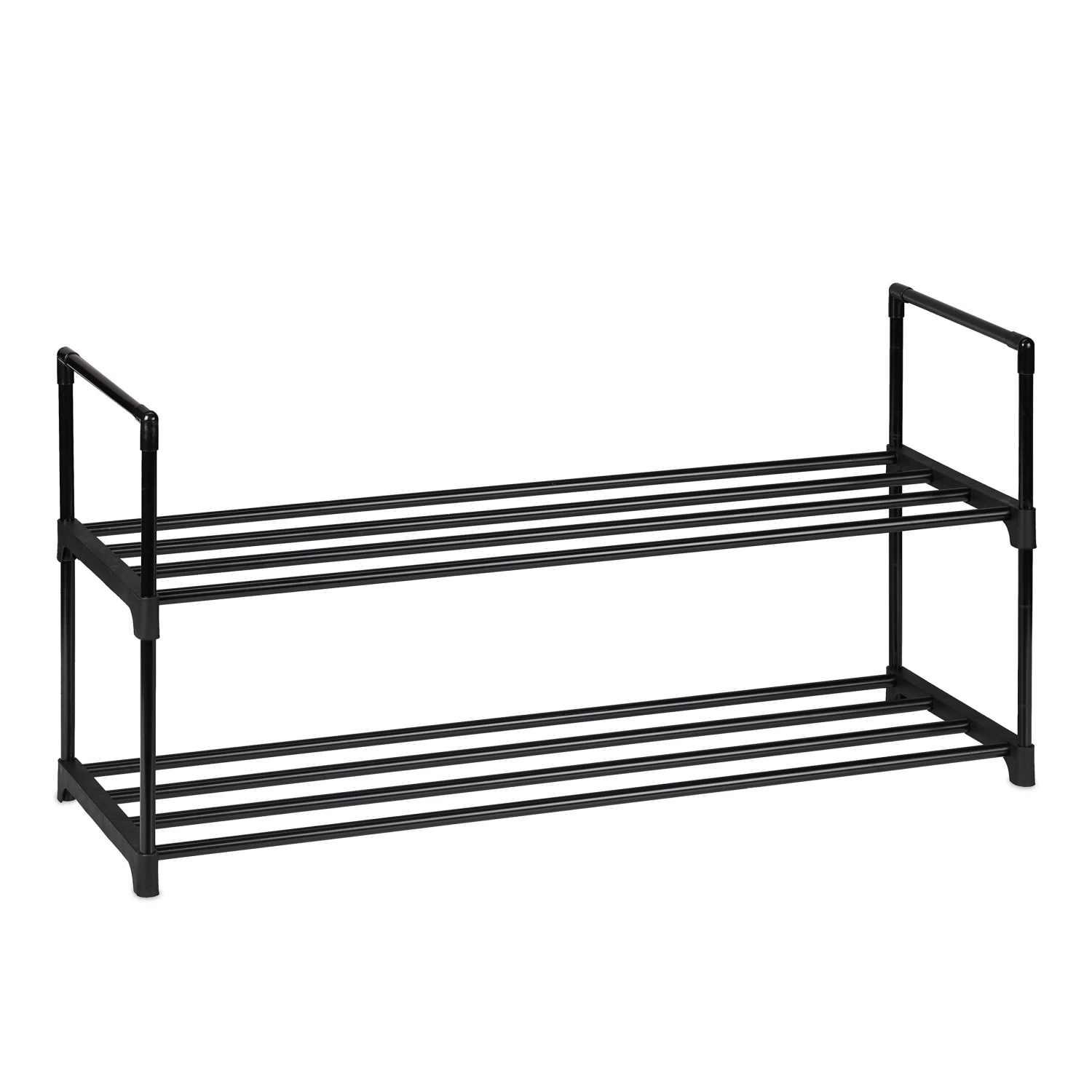 Schuhregal In Schwarz - (B)90,5 X (H)45 X (T)30,5 Cm 3 Schuhregal In Schwarz - (B)90,5 X (H)45 X (T)30,5 Cm