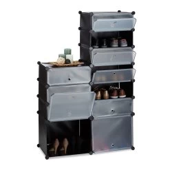 Schuhregal In Transparent - (B)94 X (H)125 X (T)37 Cm 12 Schuhregal In Transparent - (B)94 X (H)125 X (T)37 Cm -Petromax Store relaxdays schuhregal in transparent b 94 x h 125 x t 37 cm 2