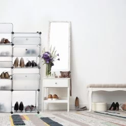 Schuhregal In Transparent - (B)94 X (H)125 X (T)37 Cm 15 Schuhregal In Transparent - (B)94 X (H)125 X (T)37 Cm -Petromax Store relaxdays schuhregal in transparent b 94 x h 125 x t 37 cm 5