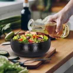 Servierschüssel In Schwarz/ Kupfer - (H)10 X Ø 25 Cm -Petromax Store relaxdays servierschussel in schwarz kupfer h 10 x o 25 cm 2