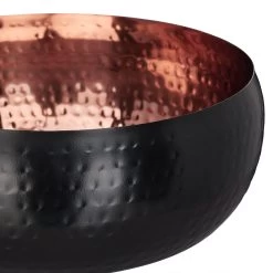 Servierschüssel In Schwarz/ Kupfer - (H)10 X Ø 25 Cm -Petromax Store relaxdays servierschussel in schwarz kupfer h 10 x o 25 cm 5