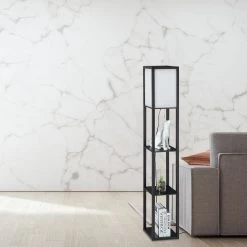 Stehlampe In Schwarz - (B)26 X (H)161 X (T)26 Cm 14 Stehlampe In Schwarz - (B)26 X (H)161 X (T)26 Cm -Petromax Store relaxdays stehlampe in schwarz b 26 x h 161 x t 26 cm 4