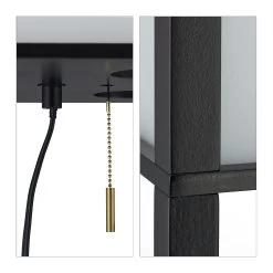 Stehlampe In Schwarz - (B)26 X (H)161 X (T)26 Cm 16 Stehlampe In Schwarz - (B)26 X (H)161 X (T)26 Cm -Petromax Store relaxdays stehlampe in schwarz b 26 x h 161 x t 26 cm 6