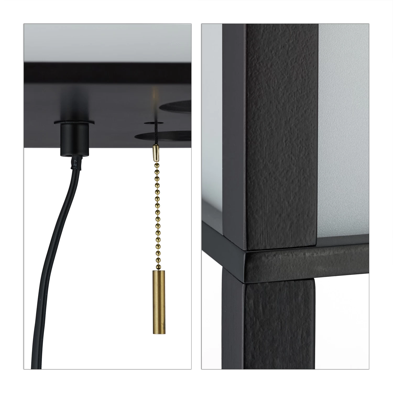 Stehlampe In Schwarz - (B)26 X (H)161 X (T)26 Cm 9 Stehlampe In Schwarz - (B)26 X (H)161 X (T)26 Cm – Bild 7