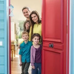 Türglocke In Weiß/ Blau -Petromax Store relaxdays turglocke in weiss blau 2