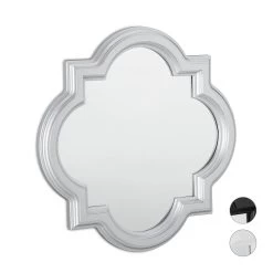 Wandspiegel In Silber - Ø 39,5 Cm -Petromax Store relaxdays wandspiegel in silber o 39 5 cm 7