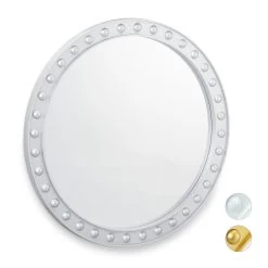 Wandspiegel In Silber - Ø 50,5 Cm