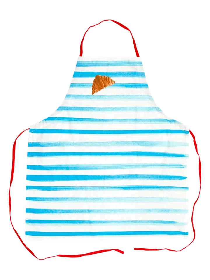 Rice Küchenschürze In Hellblau/ Weiß - (L)83 X (B)70 Cm 3 Rice Küchenschürze In Hellblau/ Weiß - (L)83 X (B)70 Cm