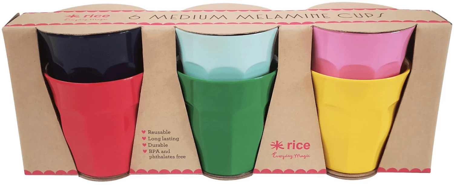 Rice Trinkbecher Favorite Colors, 400 Ml, 6 Stück 3 Rice Trinkbecher Favorite Colors, 400 Ml, 6 Stück