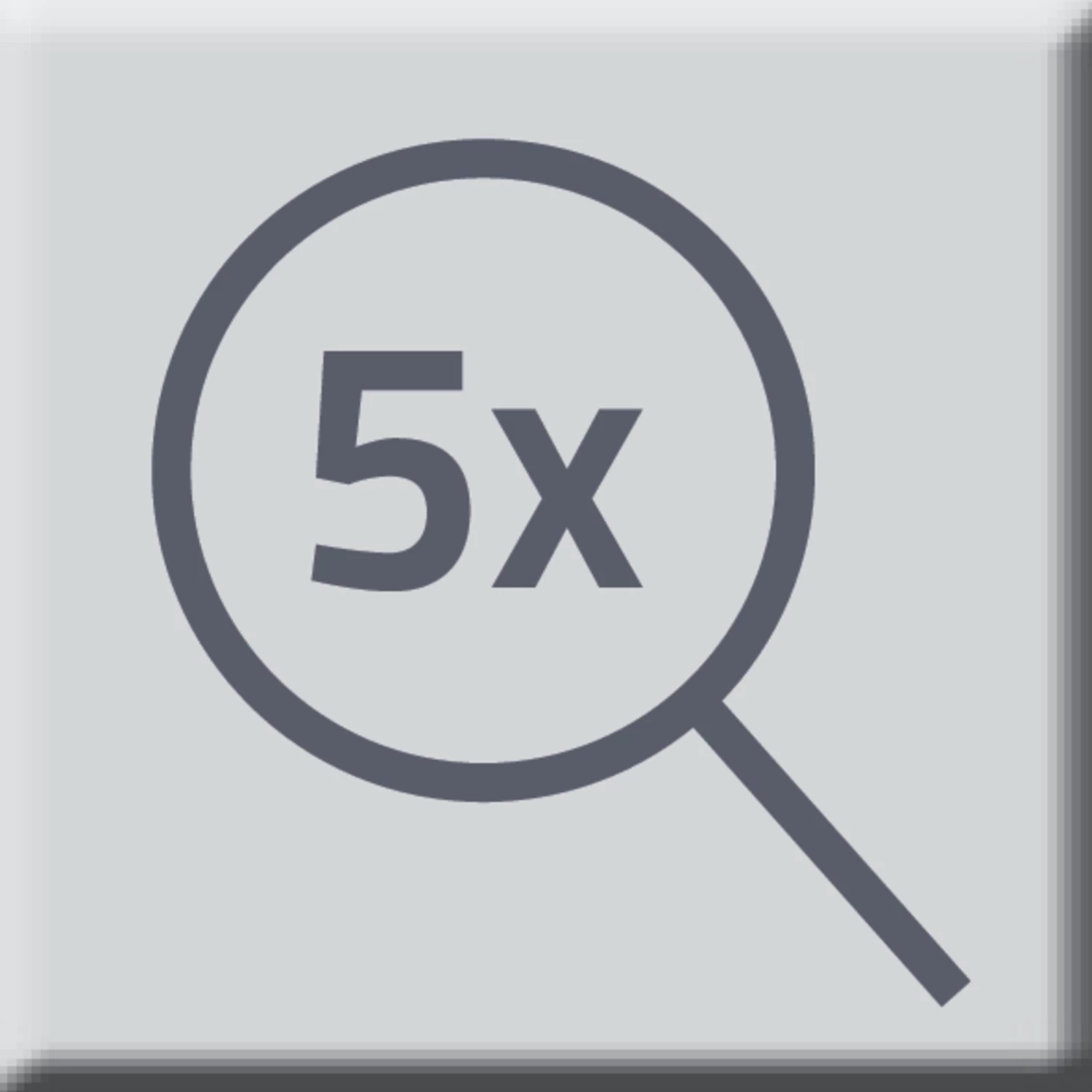 RIDDER Kosmetik-Standspiegel Cement Grau 7 RIDDER Kosmetik-Standspiegel Cement Grau – Bild 5