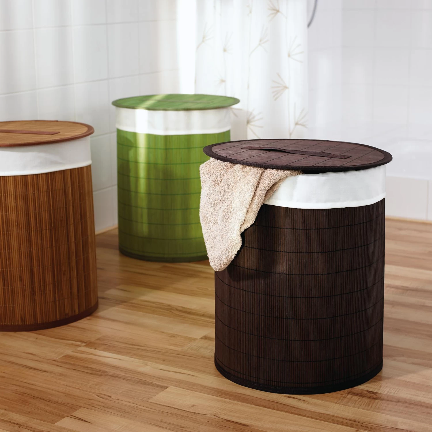 RIDDER Wäschekorb 'Beach' Dunkelbraun 4 RIDDER Wäschekorb 'Beach' Dunkelbraun – Bild 2