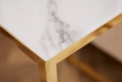 Beistelltisch ELEGANCE In Weiß / Gold - 40 X 55 X 40cm -Petromax Store riess ambiente de beistelltisch elegance in weiss gold 40 x 55 x 40cm 5