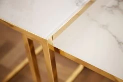 Beistelltisch ELEGANCE In Weiß / Gold - 40 X 55 X 40cm -Petromax Store riess ambiente de beistelltisch elegance in weiss gold 40 x 55 x 40cm 8