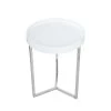 Beistelltisch MODULAR In Weiß / Silber - 40 X 50 X 40cm -Petromax Store riess ambiente de beistelltisch modular in weiss silber 40 x 50 x 40cm