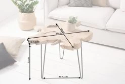 Beistelltisch WILD In Natur - 60 X 52 X 58cm -Petromax Store riess ambiente de beistelltisch wild in natur 60 x 52 x 58cm 9