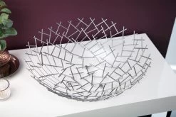 Dekoschale STRUCTURE In Silber - 45 X 15 X 45cm 13 Dekoschale STRUCTURE In Silber - 45 X 15 X 45cm -Petromax Store riess ambiente de dekoschale structure in silber 45 x 15 x 45cm 2