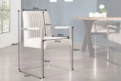 Freischwinger BIG ASTON In Stone Grau / Silber - 55 X 88 X 63cm -Petromax Store riess ambiente de freischwinger big aston in stone grau silber 55 x 88 x 63cm 4