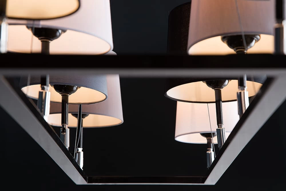 Hängeleuchte LEVELS In Schwarz / Grau / Weiß - 100 X 100 X 30cm 10 Hängeleuchte LEVELS In Schwarz / Grau / Weiß - 100 X 100 X 30cm – Bild 8