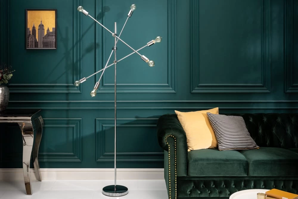 Stehlampe VARIATION In Silber - 85 X 193 X 85cm 5 Stehlampe VARIATION In Silber - 85 X 193 X 85cm – Bild 3