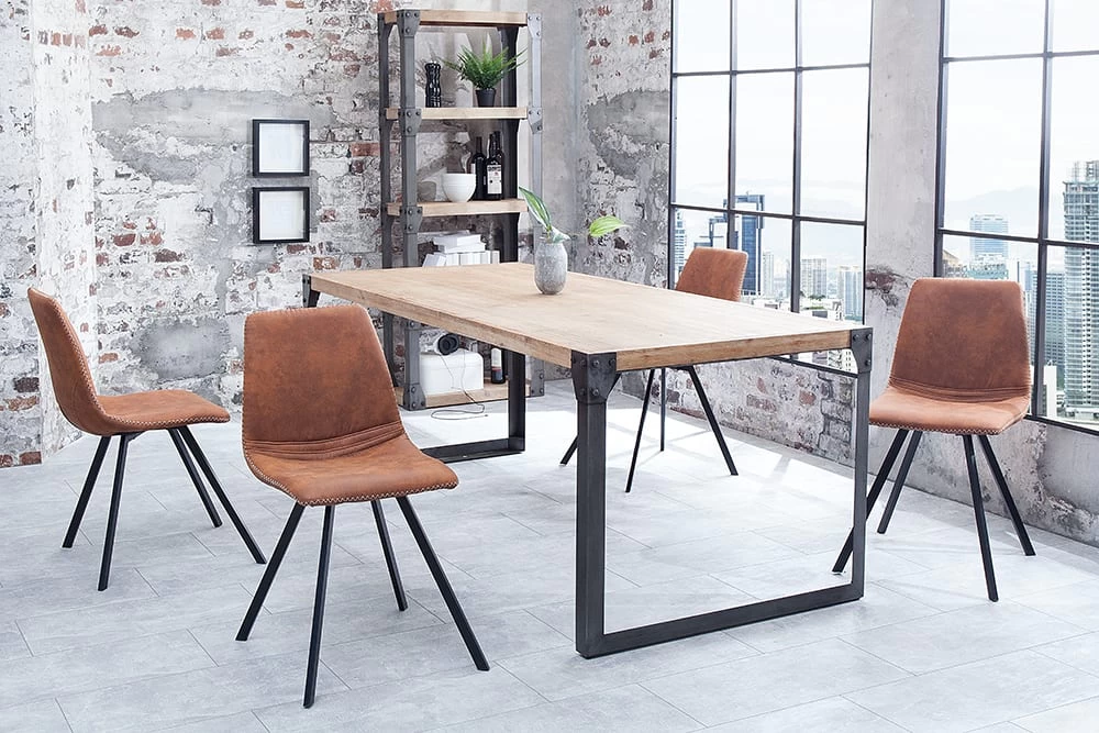 Stuhl AMSTERDAM In Braun - 47 X 83 X 59cm 5 Stuhl AMSTERDAM In Braun - 47 X 83 X 59cm – Bild 3