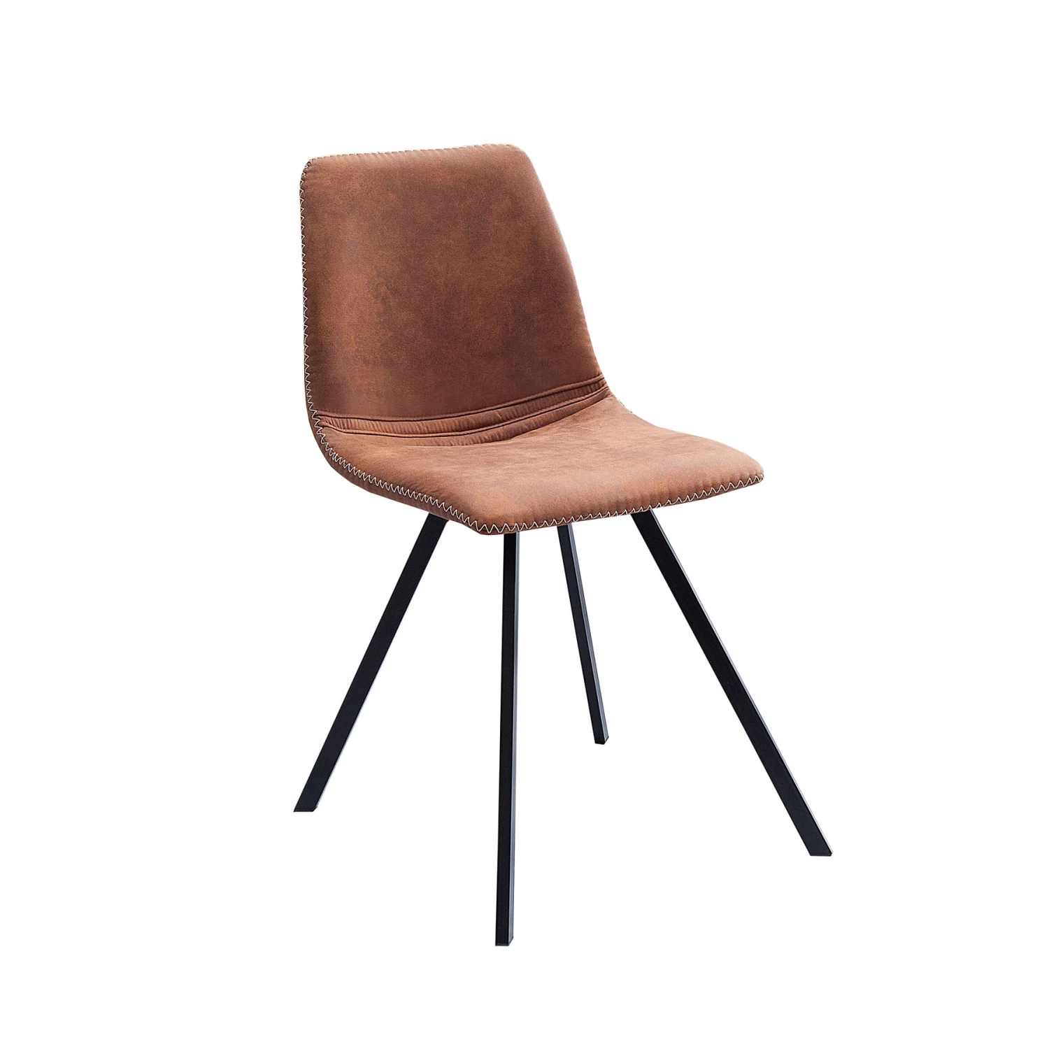 Stuhl AMSTERDAM In Braun - 47 X 83 X 59cm 3 Stuhl AMSTERDAM In Braun - 47 X 83 X 59cm