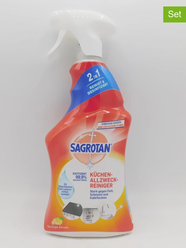 3er-Set: Allzweckreiniger "Spritzige Zitrone", Je 750 Ml 3 3er-Set: Allzweckreiniger "Spritzige Zitrone", Je 750 Ml