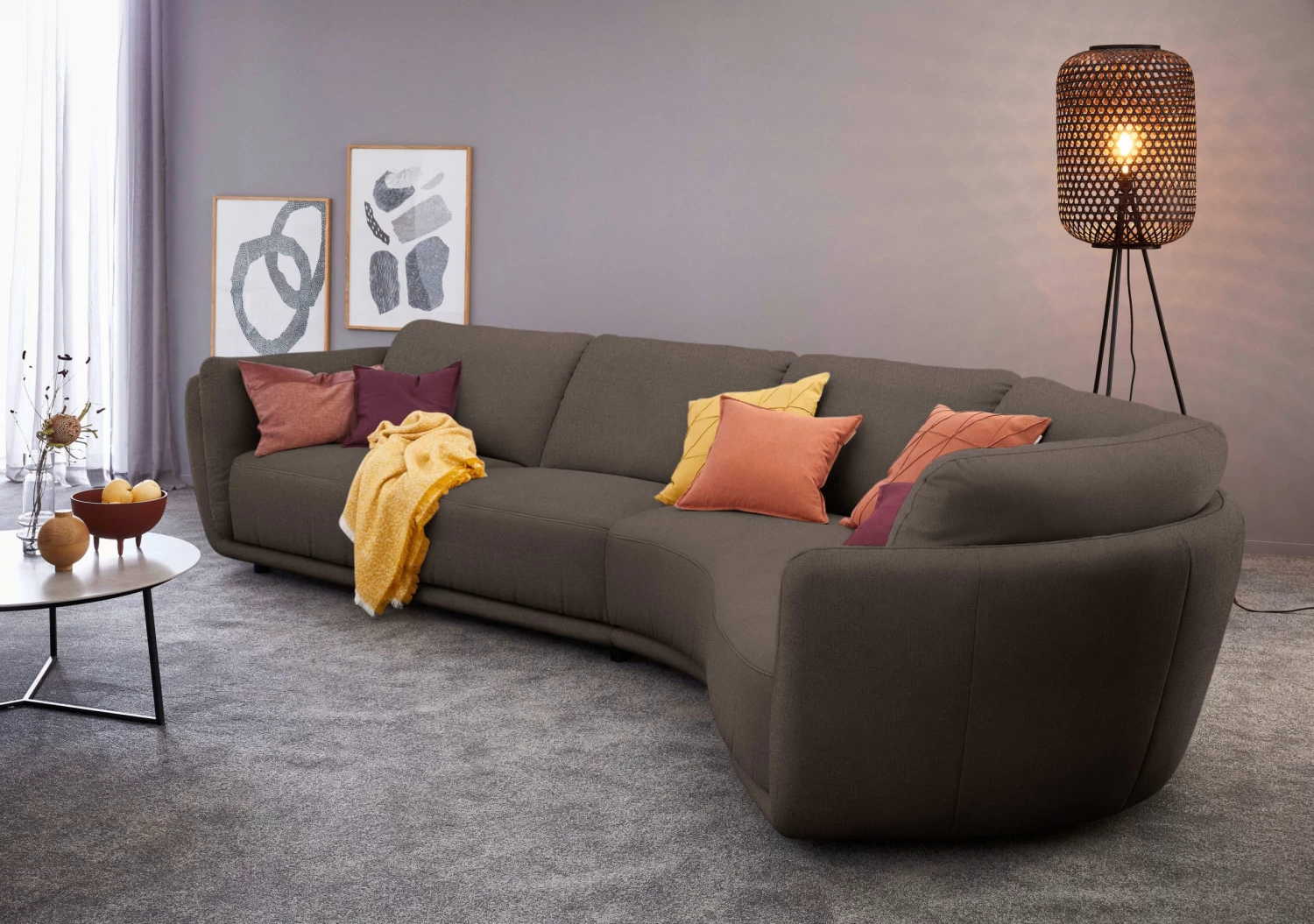 Stehleuchte Calla In Schwarz - (H) 165 Cm X Ø 40 Cm 8 Stehleuchte Calla In Schwarz - (H) 165 Cm X Ø 40 Cm – Bild 6