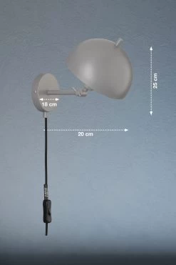 Wandleuchte Kia In Grau - (H) 25 Cm X (B) 18 Cm 6 Wandleuchte Kia In Grau - (H) 25 Cm X (B) 18 Cm -Petromax Store schoner wohnen wandleuchte kia in grau h 25 cm x b 18 cm 1