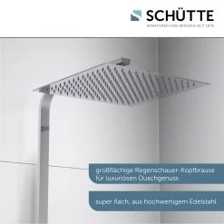 Duschset OCEAN In Chrom/Anthrazit, Mit Thermostat - (L) 55 X (B) 35 X (H) 120 Cm -Petromax Store schutte duschset ocean in chrom anthrazit mit thermostat l 55 x b 35 x h 120 cm 2