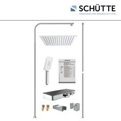 Duschset OCEAN In Chrom/Anthrazit, Mit Thermostat - (L) 55 X (B) 35 X (H) 120 Cm -Petromax Store schutte duschset ocean in chrom anthrazit mit thermostat l 55 x b 35 x h 120 cm 9