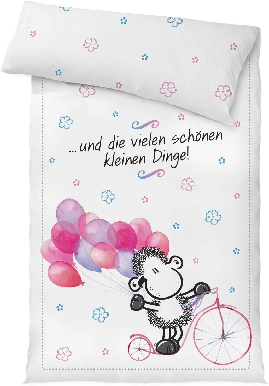 Bettwäsche Mit Spruch "Genieße ..." In Mehrfarbig 4 Bettwäsche Mit Spruch "Genieße ..." In Mehrfarbig – Bild 2