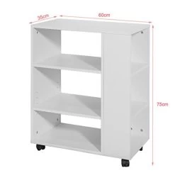 Beistelltisch In Weiß - (B)60 X (H)75 X (T)35 Cm -Petromax Store sobuy beistelltisch in weiss b 60 x h 75 x t 35 cm 3