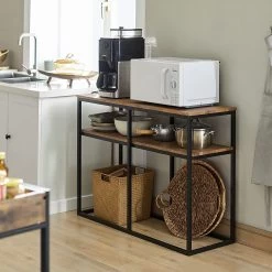 Konsolentisch In Braun/ Schwarz - (B)107 X (H)77 X (T)36cm 9 Konsolentisch In Braun/ Schwarz - (B)107 X (H)77 X (T)36cm -Petromax Store sobuy konsolentisch in braun schwarz b 107 x h 77 x t 36cm 2