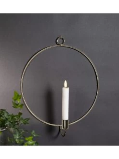 Star Trading LED-Dekohänger "Flame Wall" In Messing - Ø 28 Cm -Petromax Store star trading led dekohanger flame wall in messing o 28 cm 4