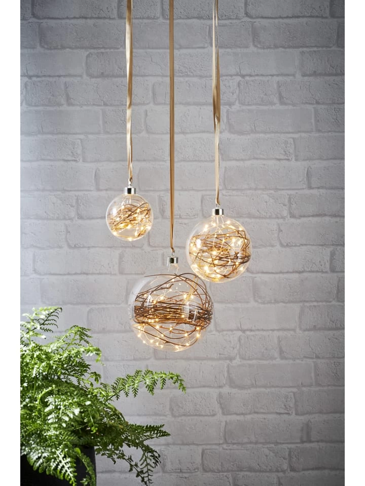 Star Trading LED-Glaskugel "Glow" In Warmweiß - Ø 10 Cm 5 Star Trading LED-Glaskugel "Glow" In Warmweiß - Ø 10 Cm – Bild 3